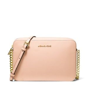 Michael Kors Jet Set Saffiano Leather Crossbody